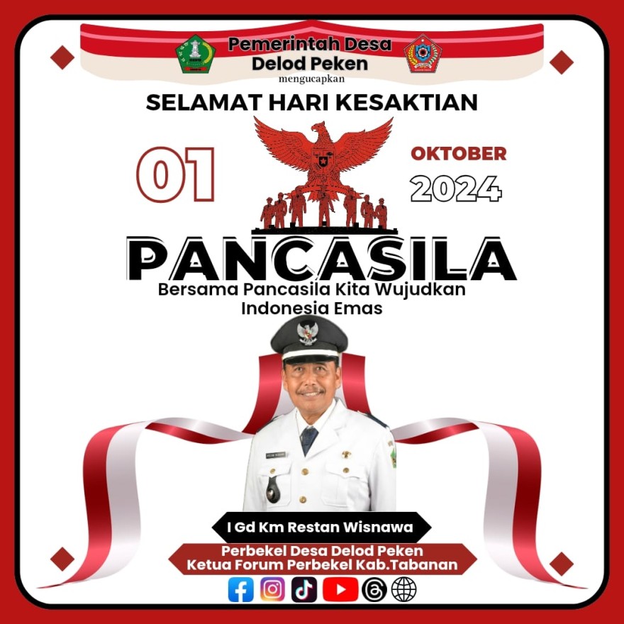 HARI KESAKTIAN PANCASILA 2024